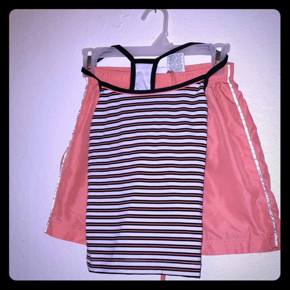 Work out tank and shorts